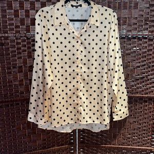 Velvet Heart, polkadot cream, blouse